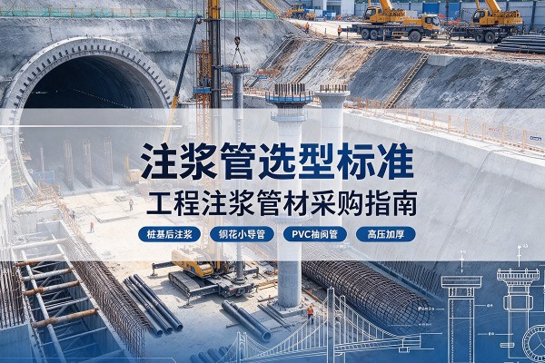 龙凤注浆管选型标准